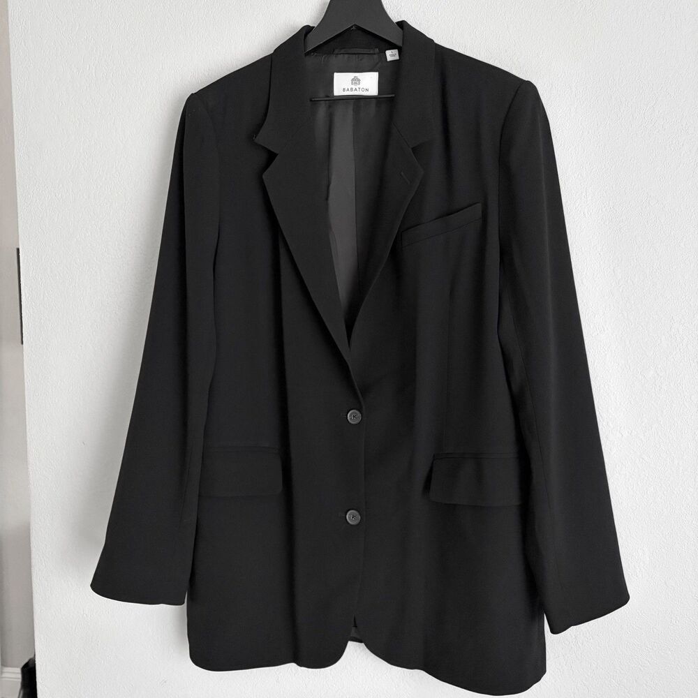 Aritzia Babaton Agency Blazer Size L Black